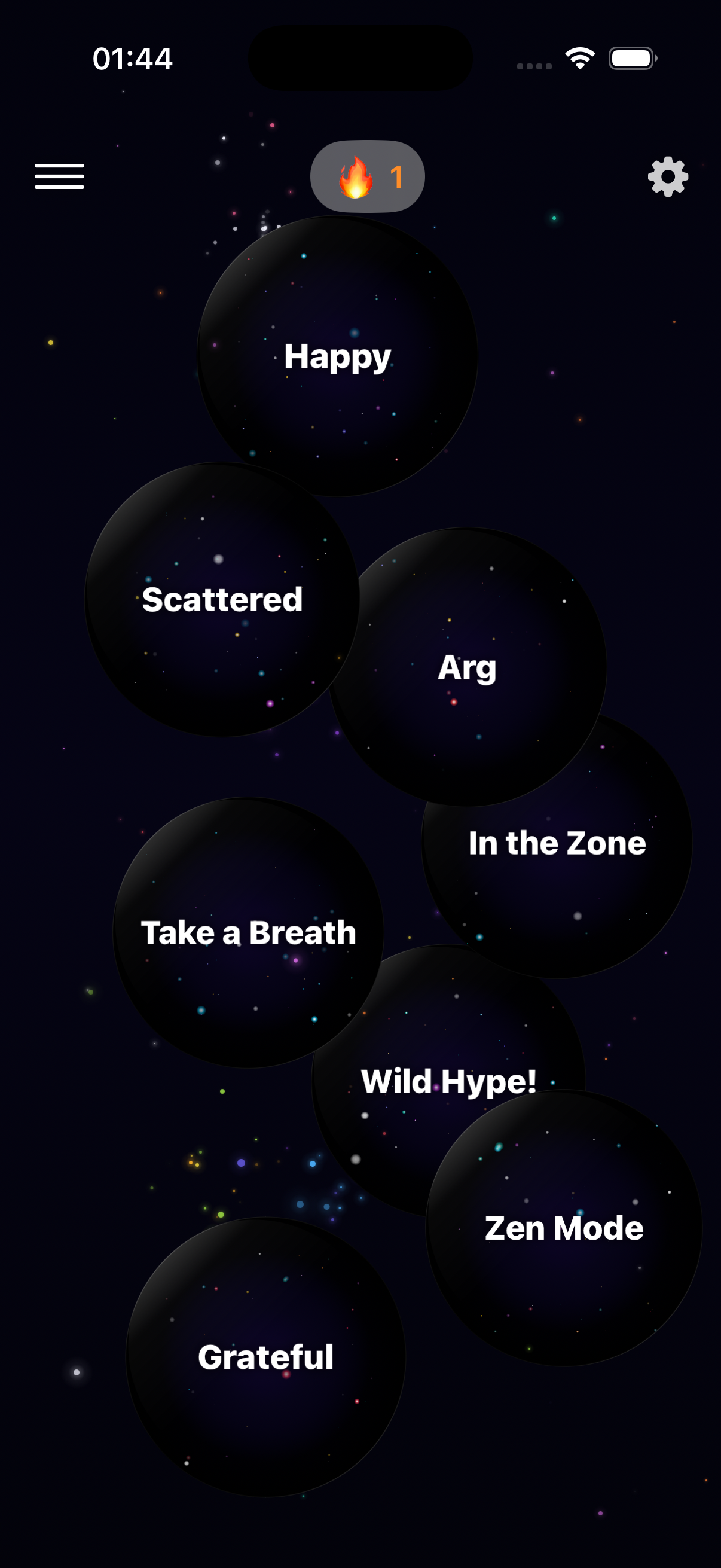 MoodPopper Screenshot