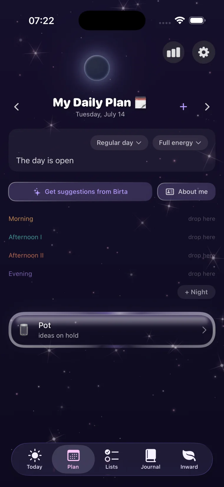 Birta Coach — My Daily Plan