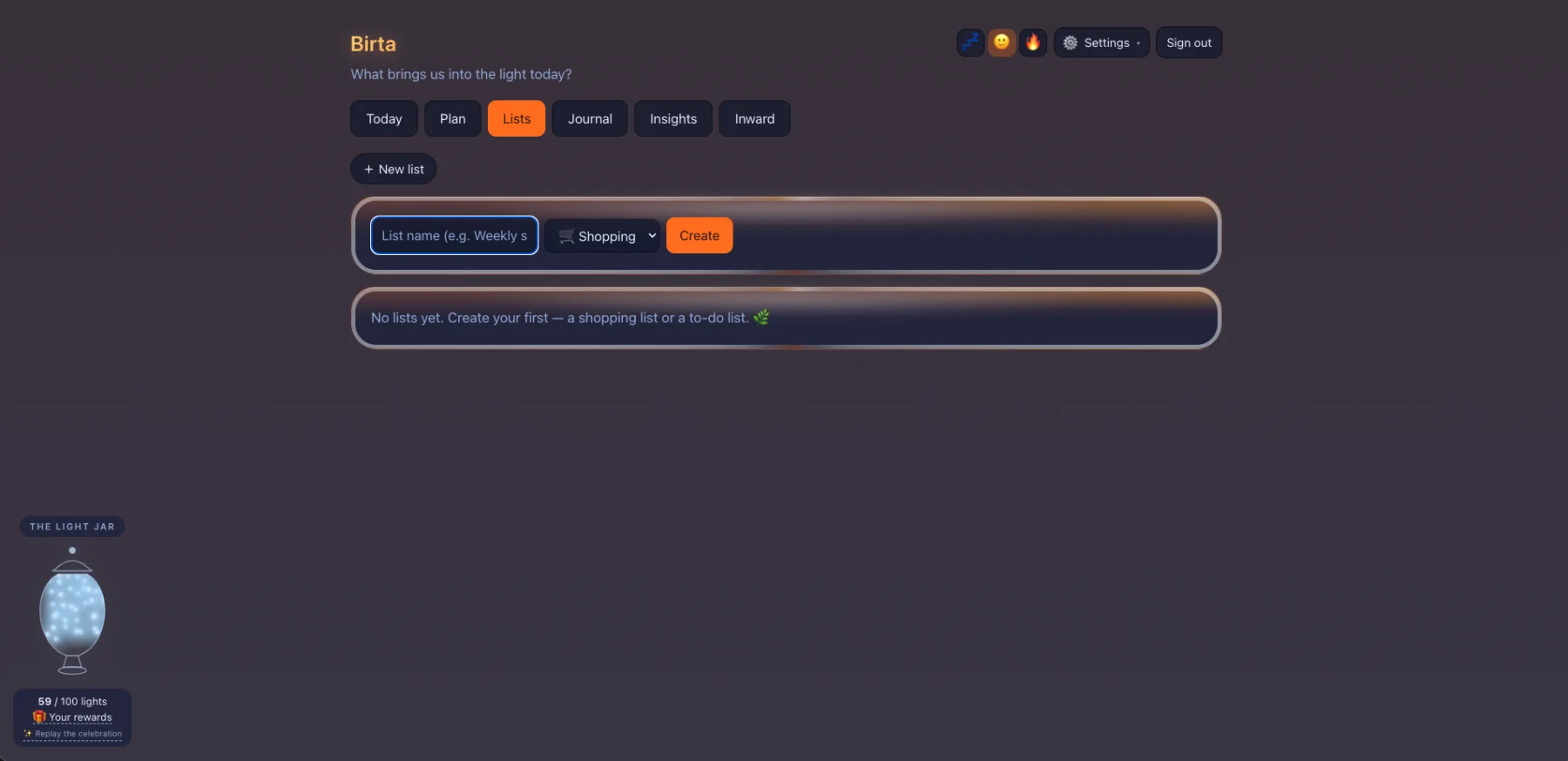 Birta Coach web screenshot 6