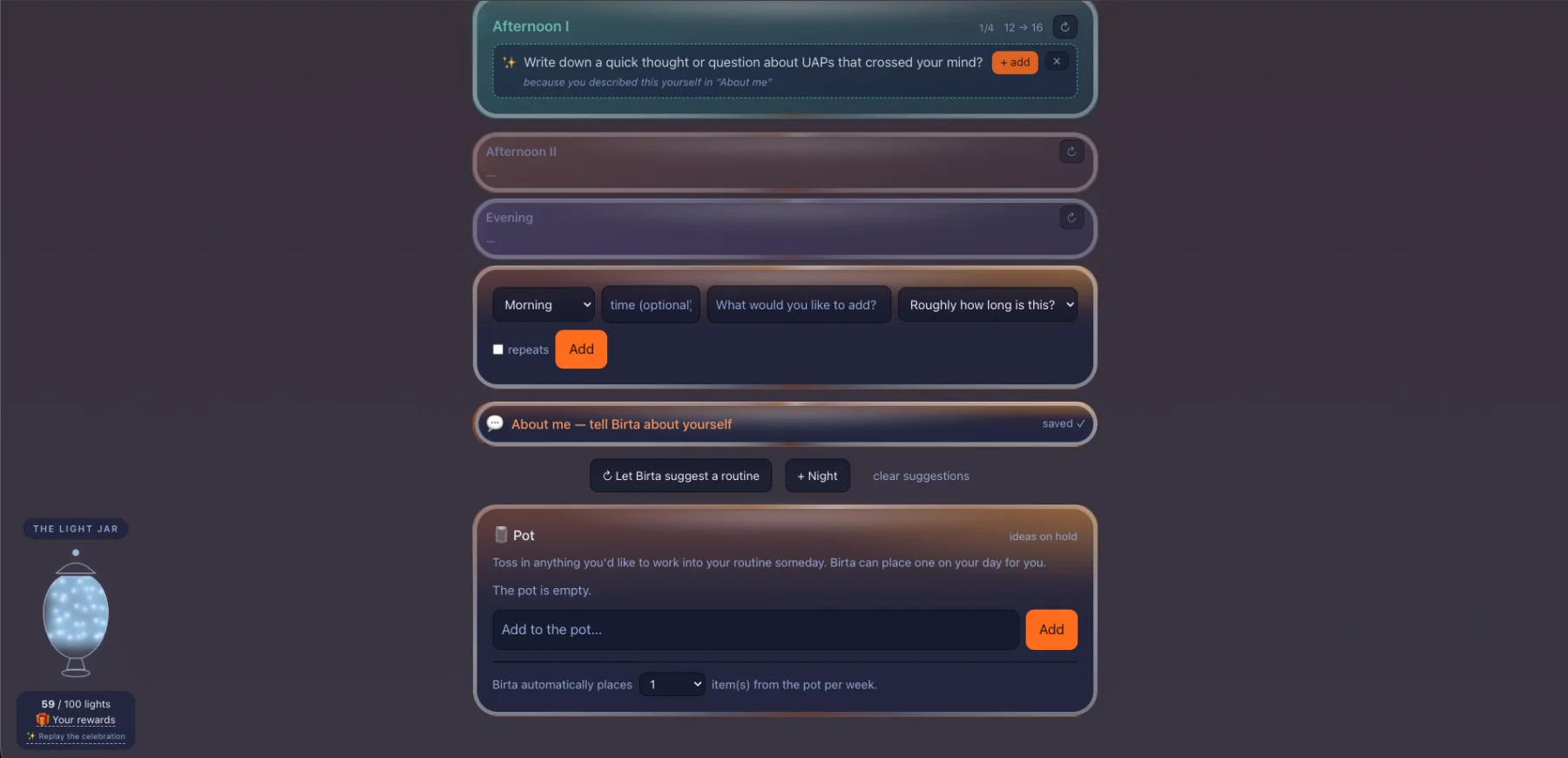 Birta Coach web screenshot 7